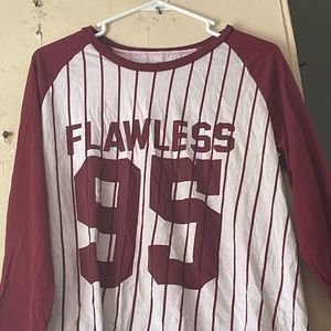 Jersey style long sleeve tshirt
